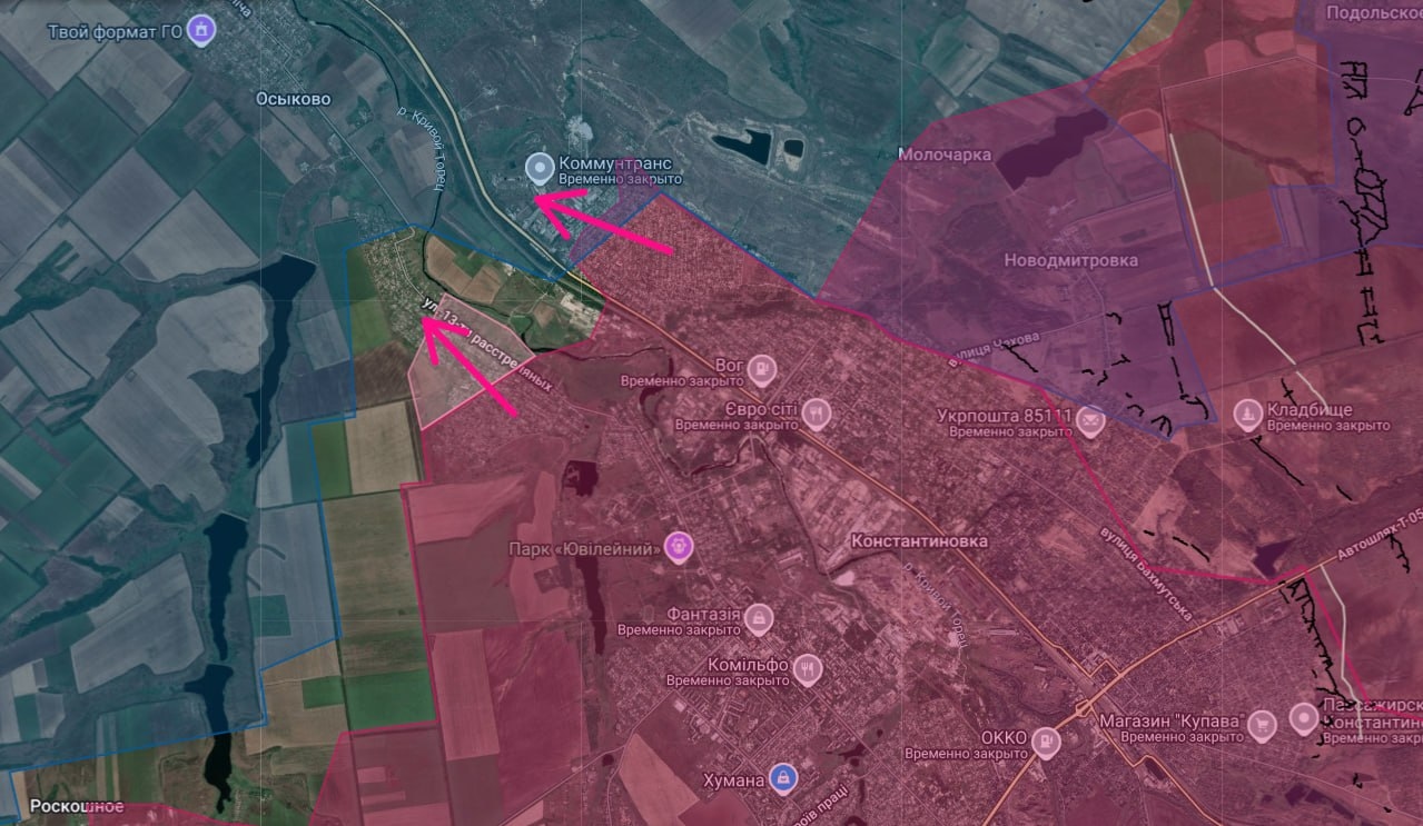 Ситуация в Константиновке по версии российского военблогера Анатолия Радова